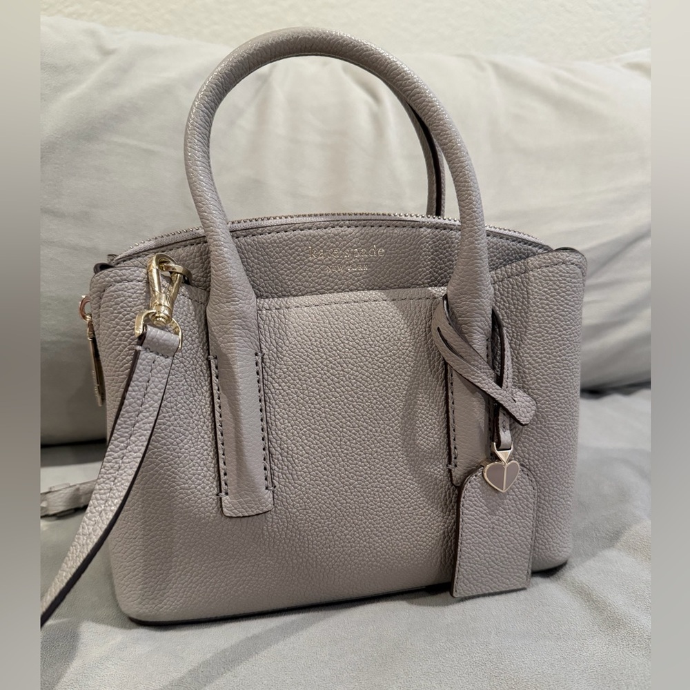 Kate Spade Margaux Mini Satchel in True Taupe